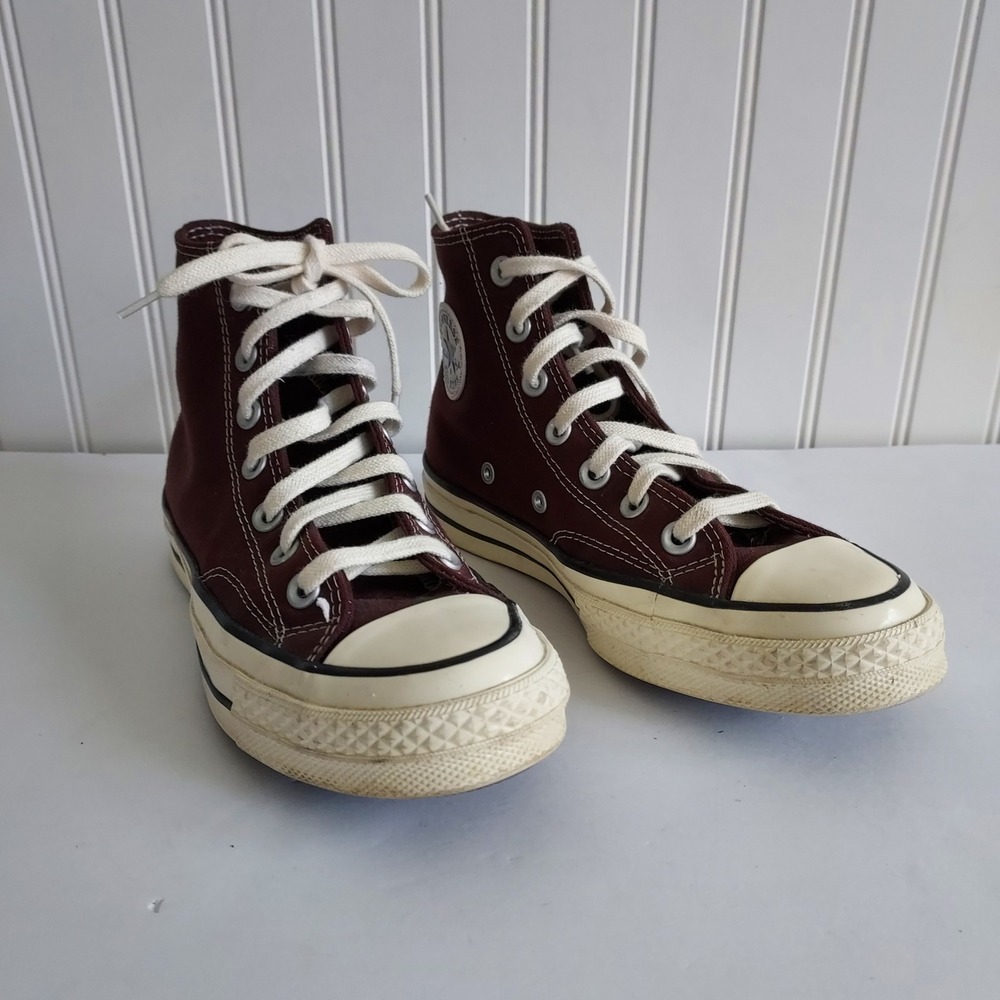 Converse Chuck 70 High Top‎ Sneakers Brown Canvas Mens 4 Womens 6 Streetwear